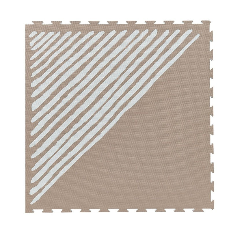 Tapis de jeu mousse SANDY LINES - TAN