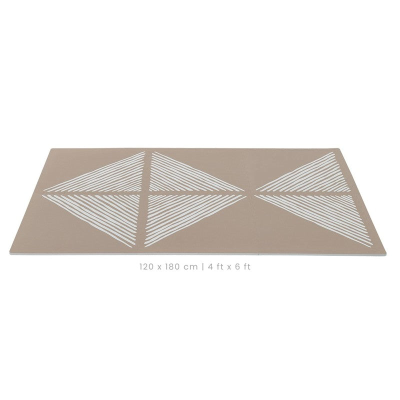 Tapis de jeu mousse SANDY LINES - TAN