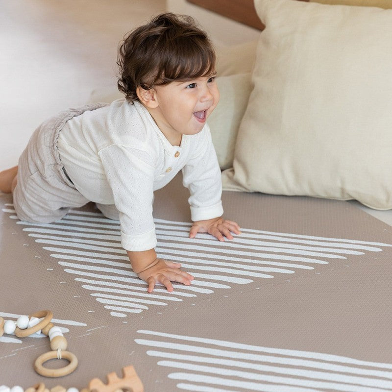 Tapis de jeu mousse SANDY LINES - TAN