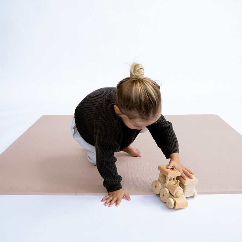 Tapis de jeu mousse uni CLASSIC PLAYMAT - BLUSH