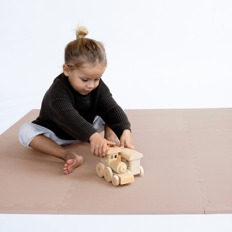Tapis de jeu mousse uni CLASSIC PLAYMAT - BLUSH