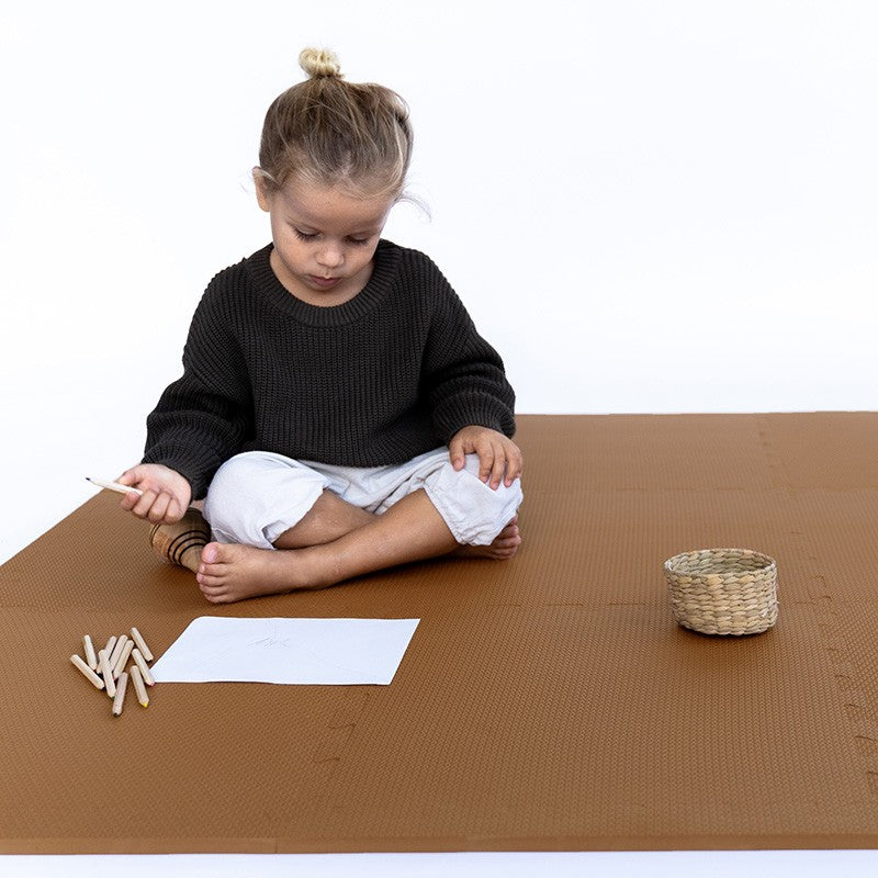 Tapis de jeu mousse uni CLASSIC PLAYMAT - CAMEL