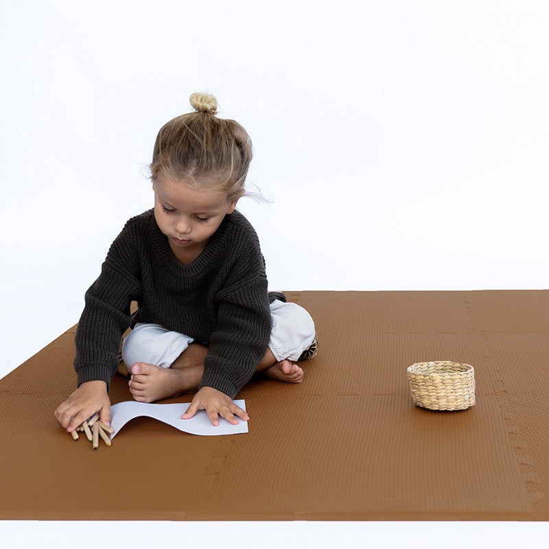 Tapis de jeu mousse uni CLASSIC PLAYMAT - CAMEL