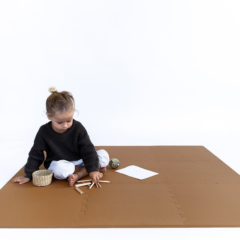 Tapis de jeu mousse uni CLASSIC PLAYMAT - CAMEL