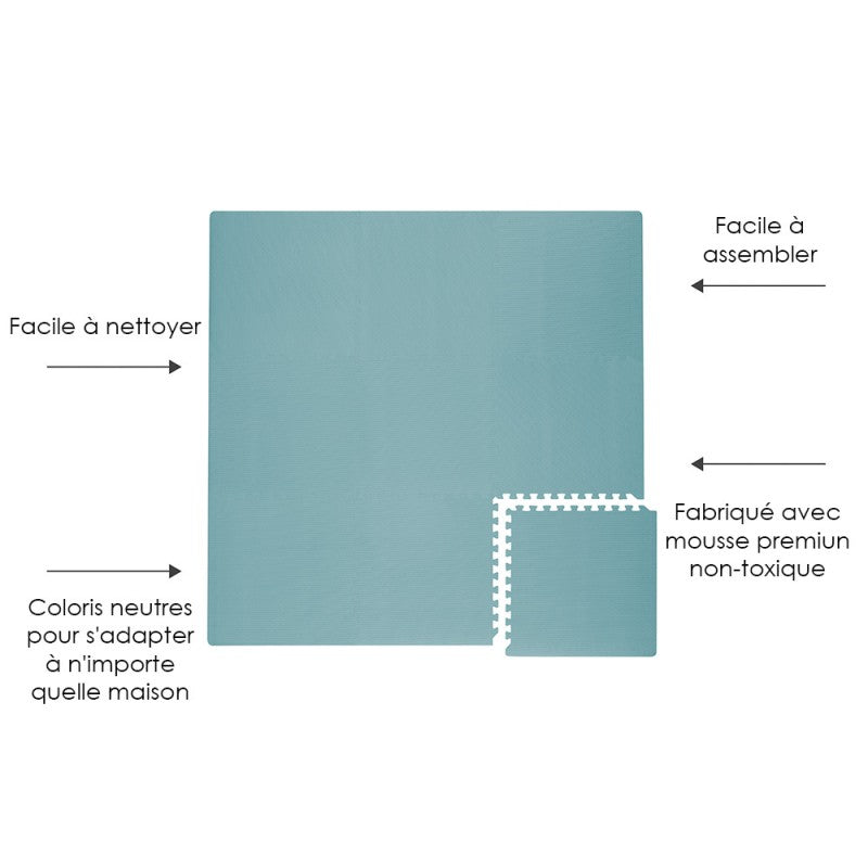 Tapis de jeu mousse uni CLASSIC PLAYMAT - MINERAL