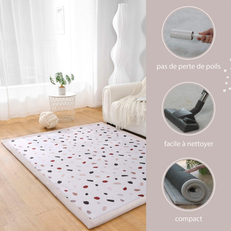 Tapis enfant à mémoire de forme CLOUD CONFETTI