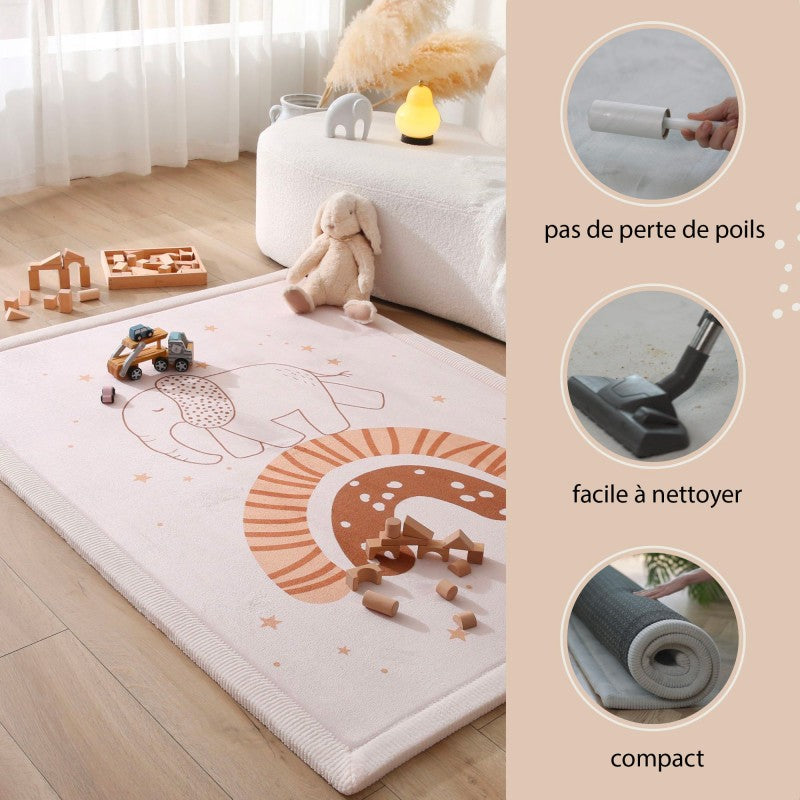 Tapis enfant à mémoire de forme CLOUD RAINBOW