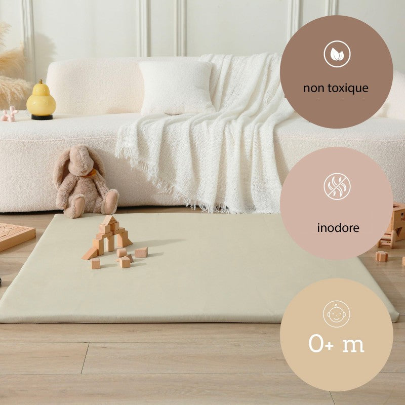 Tapis enfant à mémoire de forme cuir vegan PADDED