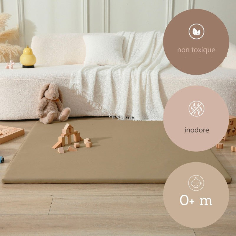 Tapis enfant à mémoire de forme cuir vegan PADDED