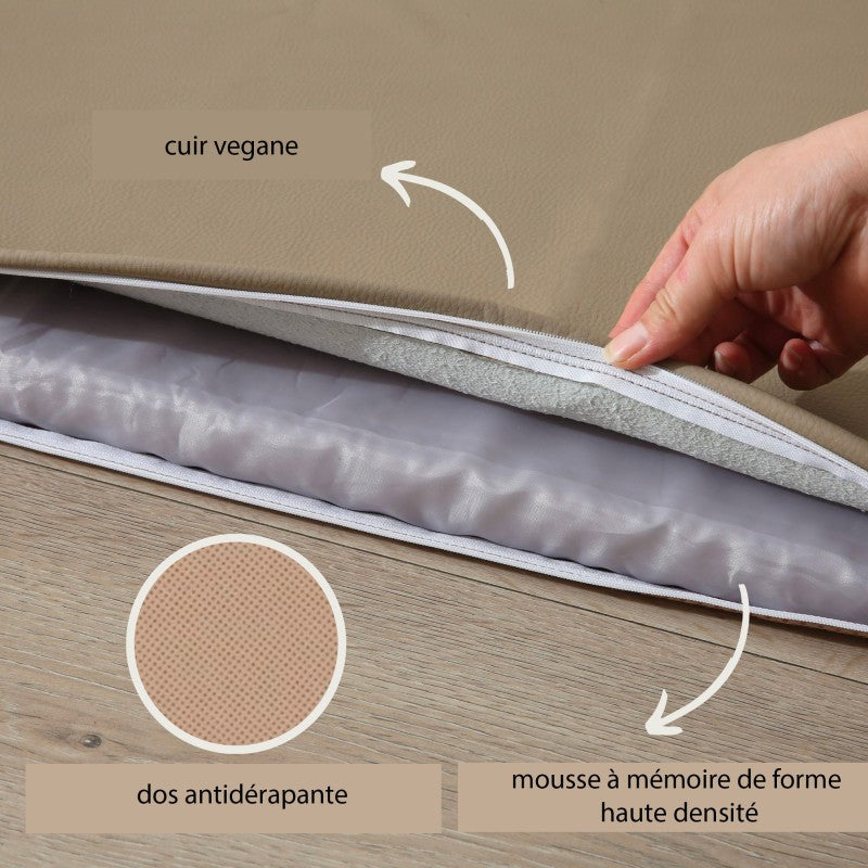 Tapis enfant à mémoire de forme cuir vegan PADDED