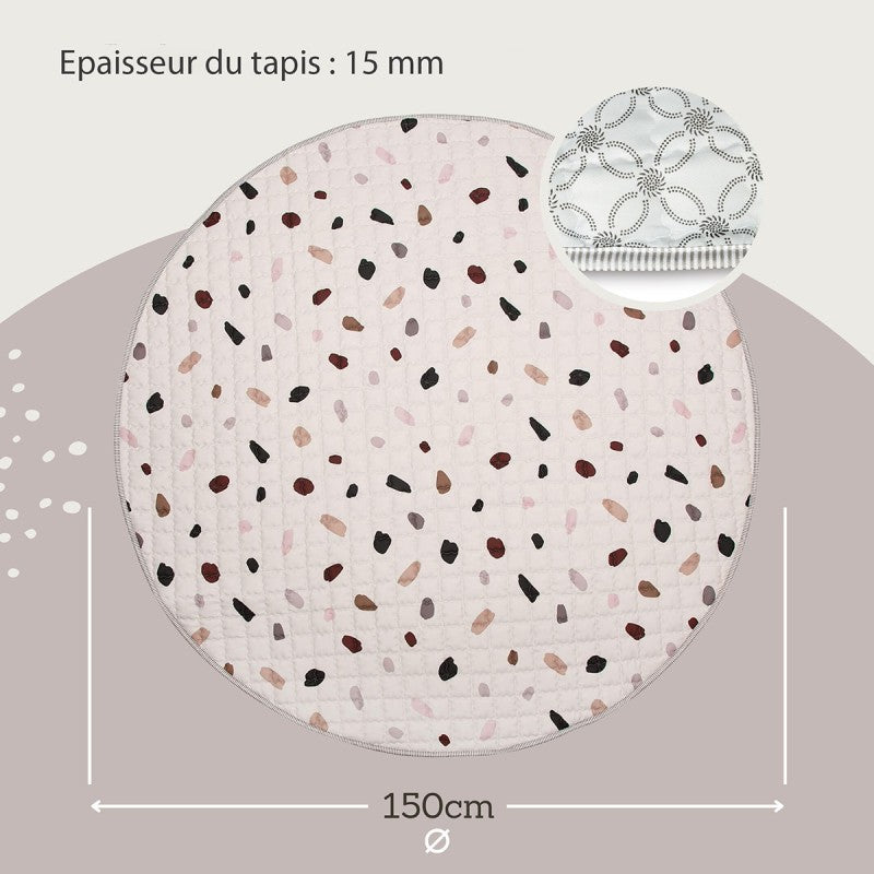Tapis bébé matelassé CONFETTI
