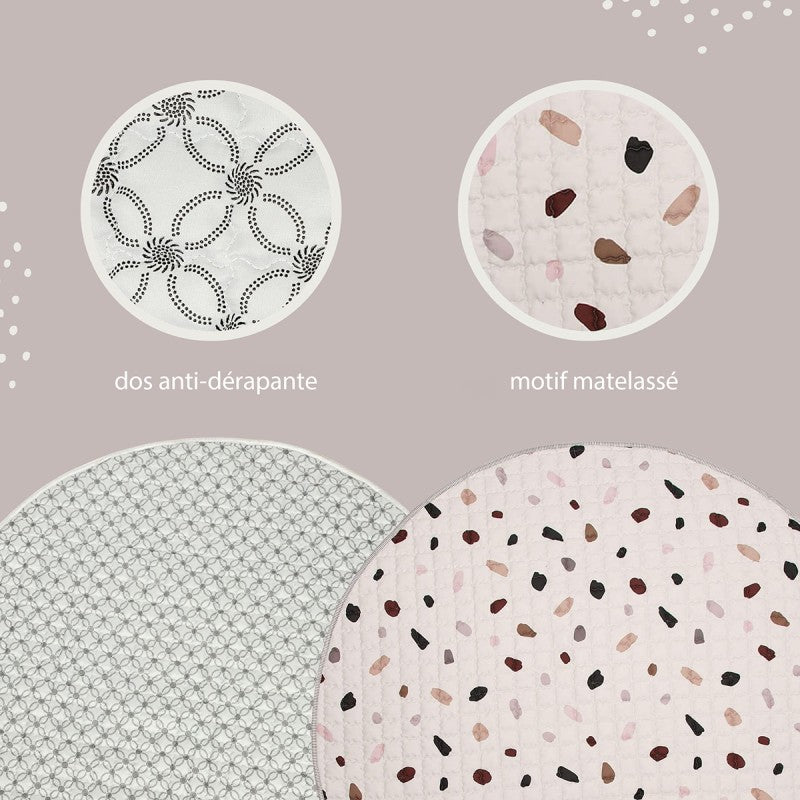 Tapis bébé matelassé CONFETTI