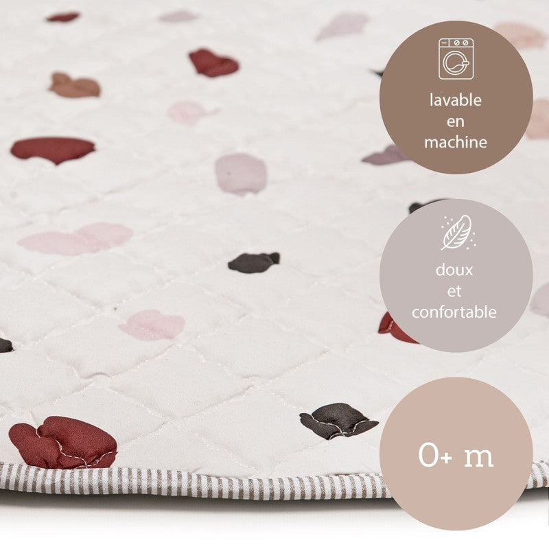 Tapis bébé matelassé CONFETTI
