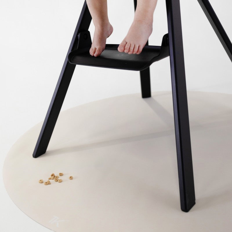 Tapis protège sol rond SPLAT MAT - ALABASTER