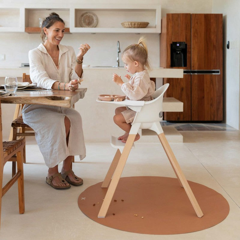 Tapis protège sol rond SPLAT MAT - CAMEL