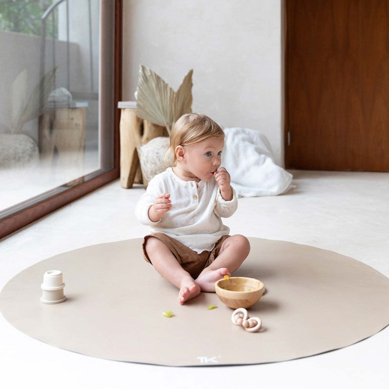 Tapis protège sol rond SPLAT MAT - SANDSTONE