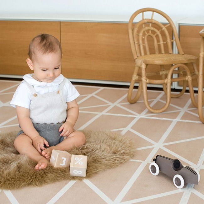 Tapis de jeu pour bébé en mousse à mémoire de forme épaissie, grand tapis  de velours tapis antidérapant tapis rampant pour chambre d'enfant chambre  salon tapis de yoga tapis de tatami-bleu 40x60