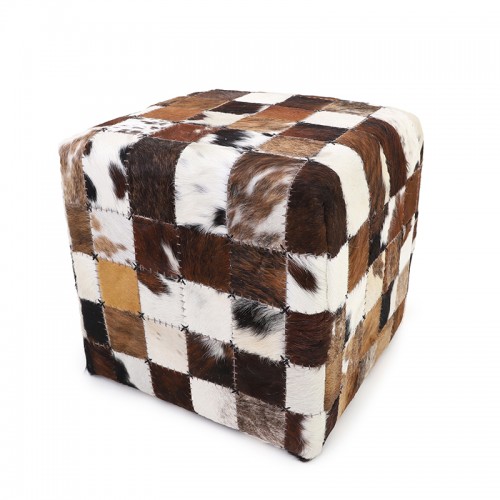 Pouf cuir design RANCHO