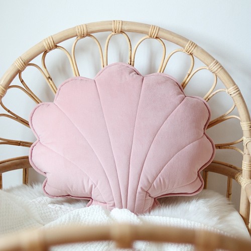 Coussin coquillage velours...