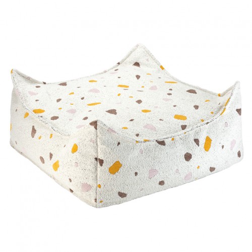 Pouf enfant carré TERRAZZO...