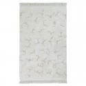 GARDEN Ivory rectangle coton lavable par Lorena Canals
