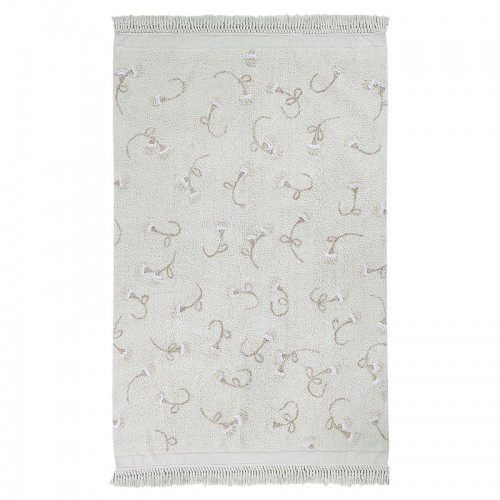 GARDEN Ivory rectangle coton lavable par Lorena Canals