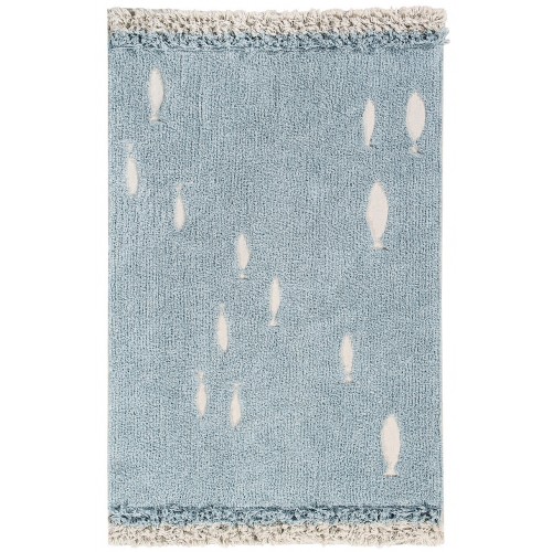 Tapis enfant coton fond...