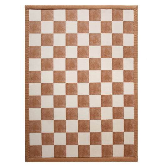 Tapis enfant à mémoire de forme motif damier CLOUD SQUARES