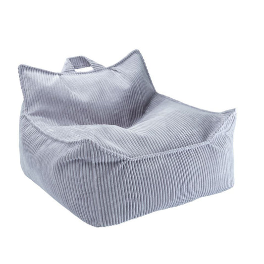 Pouf enfant velours côtelé QUADRO