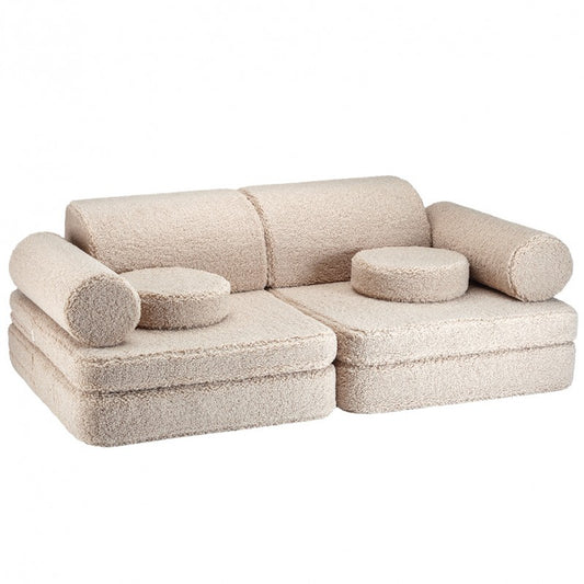 Canapé enfant bouclette SEETEE TEDDY