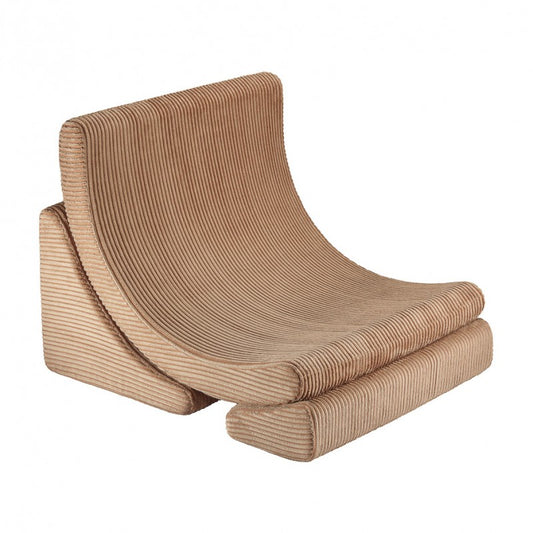 Fauteuil enfant velours côtelé LUNE