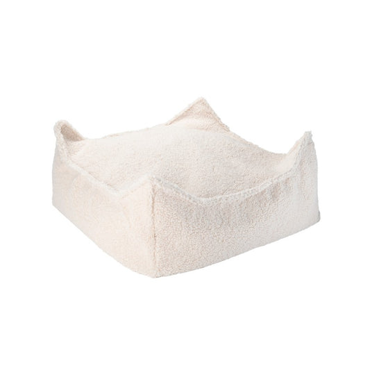 Pouf enfant carré bouclette BOUCLYN