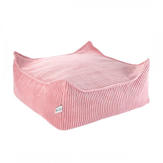 Pouf enfant carré velours côtelé OTTO