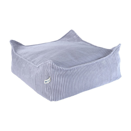 Pouf enfant carré velours côtelé OTTO