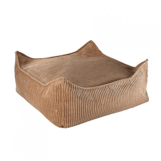 Pouf enfant carré velours côtelé OTTO