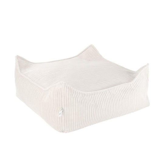 Pouf enfant carré velours côtelé OTTO