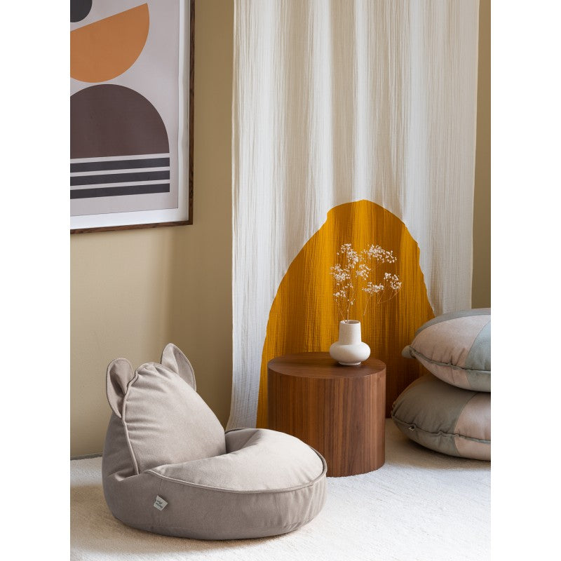 Pouf enfant lapin velours BUNNY
