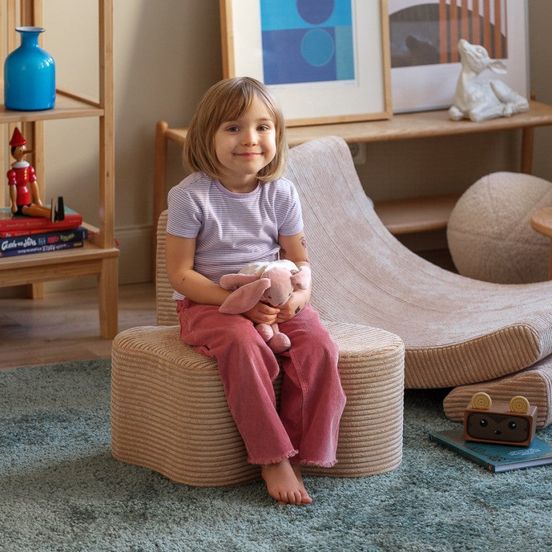 Pouf enfant petit nuage velours CLAUDINE