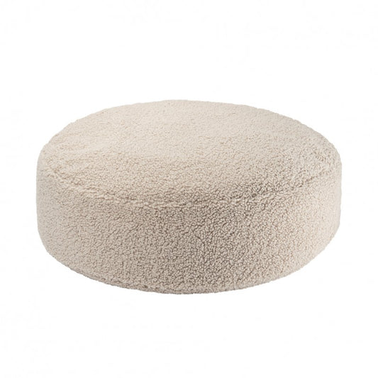 Pouf enfant rond bouclette OTTOMAN