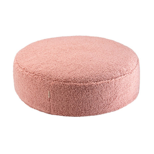 Pouf enfant rond bouclette OTTOMAN