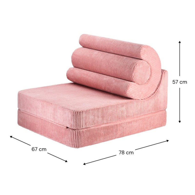 Pouf enfant velours côtelé FLIPSTER