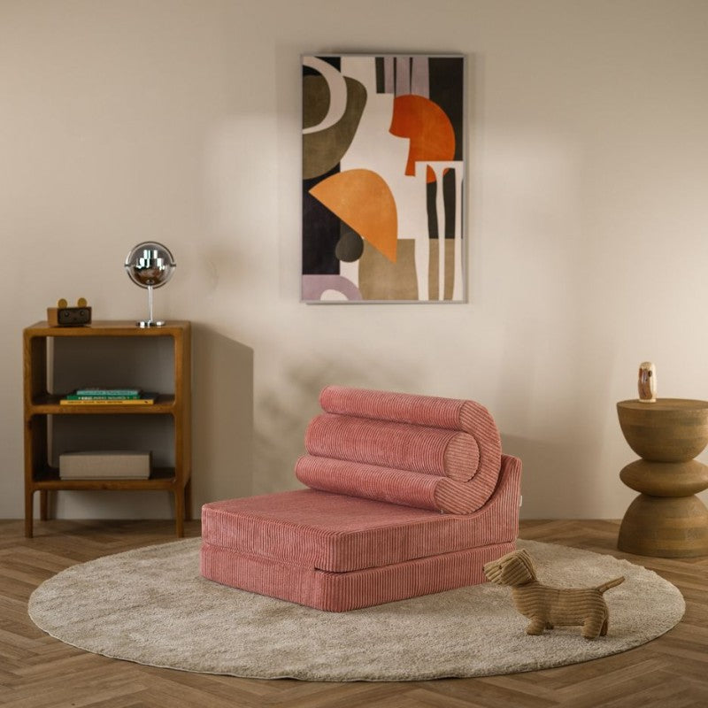 Pouf enfant velours côtelé FLIPSTER