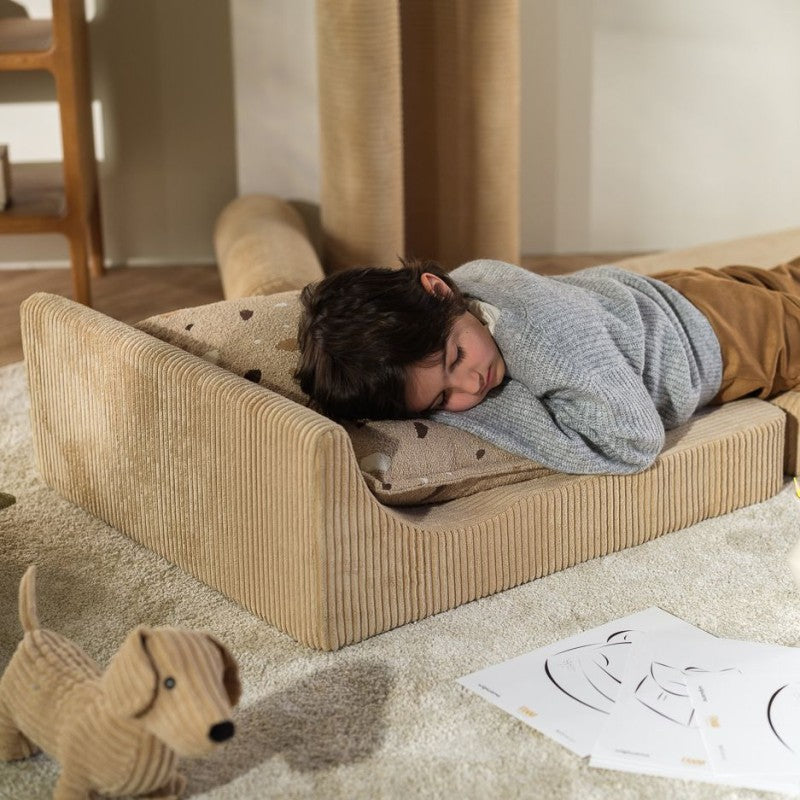 Pouf enfant velours côtelé FLIPSTER