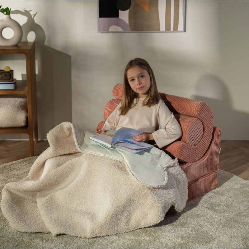 Pouf enfant velours côtelé FLIPSTER