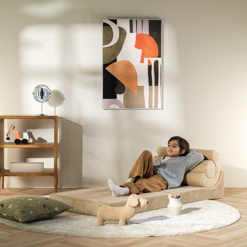 Pouf enfant velours côtelé FLIPSTER