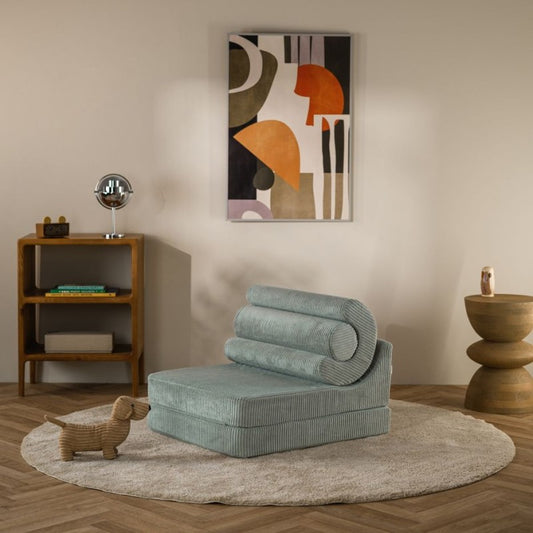 Pouf enfant velours côtelé FLIPSTER
