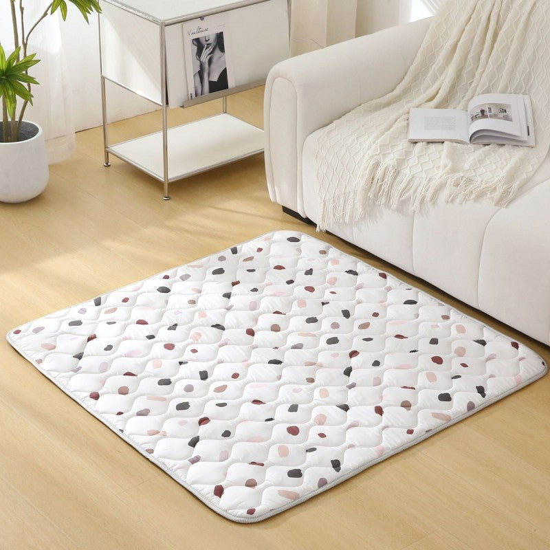 Tapis bébé carré matelassé CONFETTI