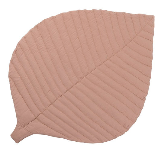Tapis bébé coton organique cousu main LEAF - SEA SHELL