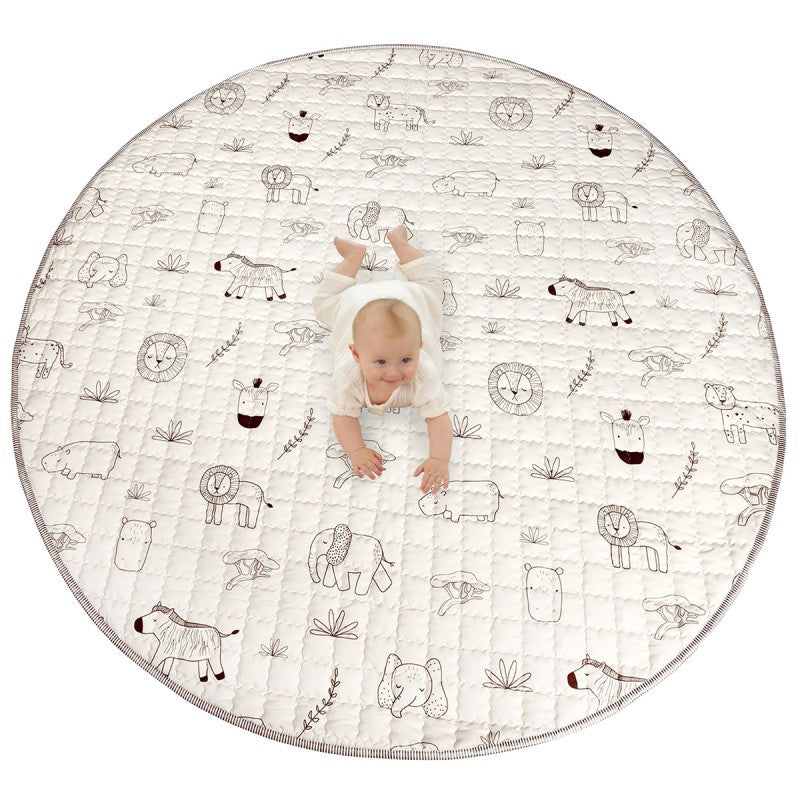 Tapis bébé matelassé animaux SAFARI