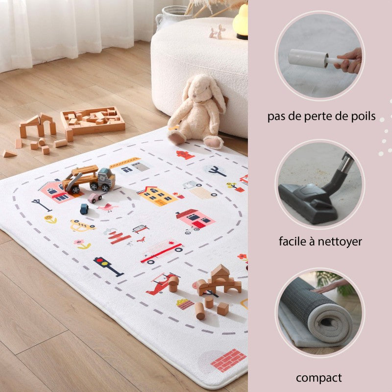 Tapis de jeu enfant à mémoire de forme CLOUD PLAY CITY